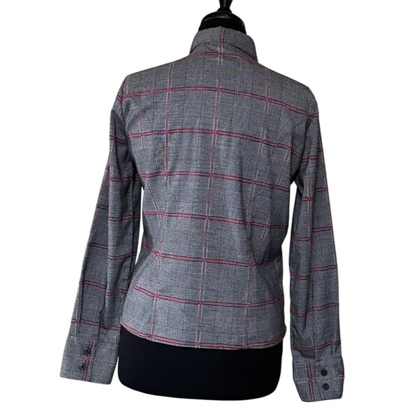 Women's Christopher & Banks Stretch Button-Down Blouse Polyester Blend Size S - Picture 2 of 16